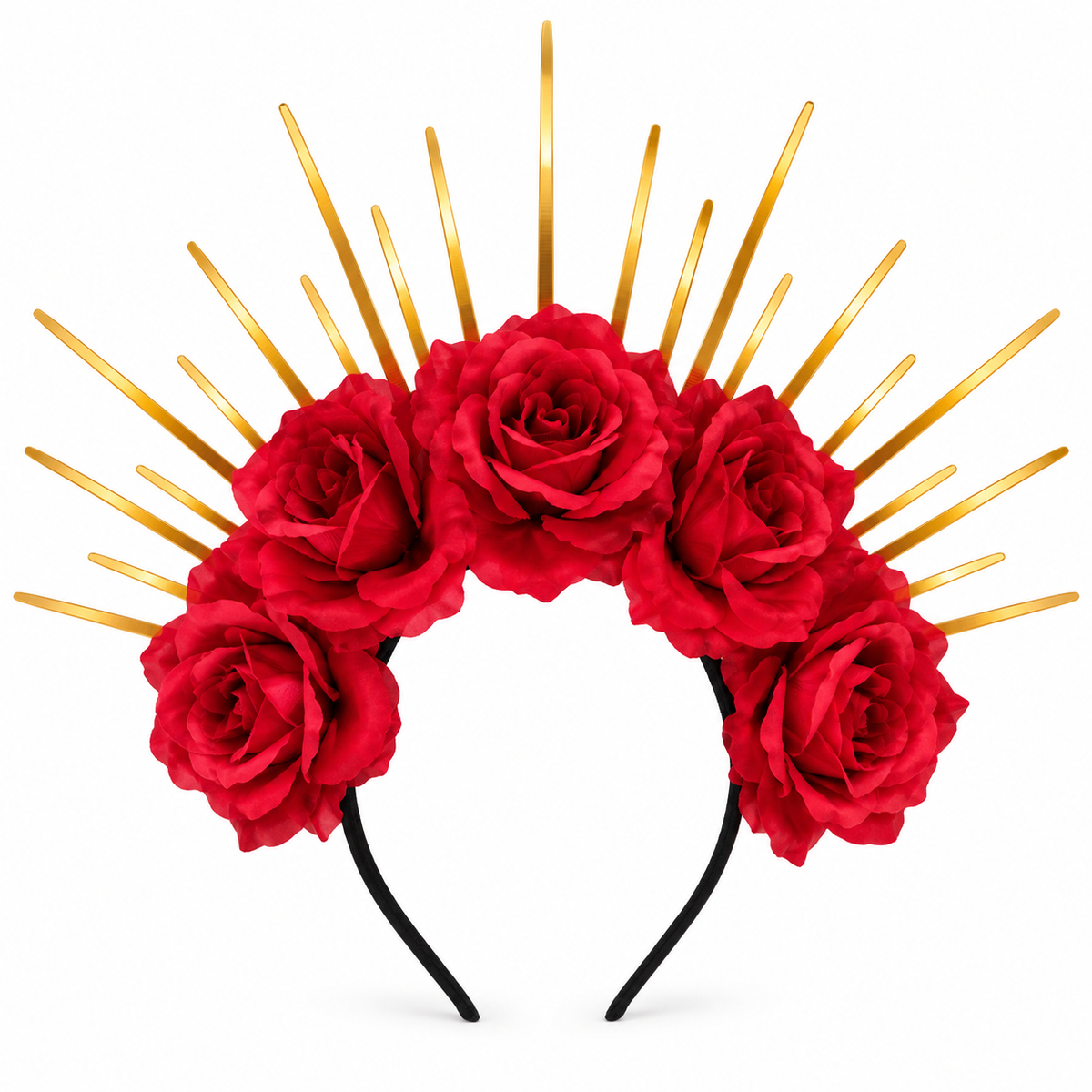 Diadema de Catrina con Rosas