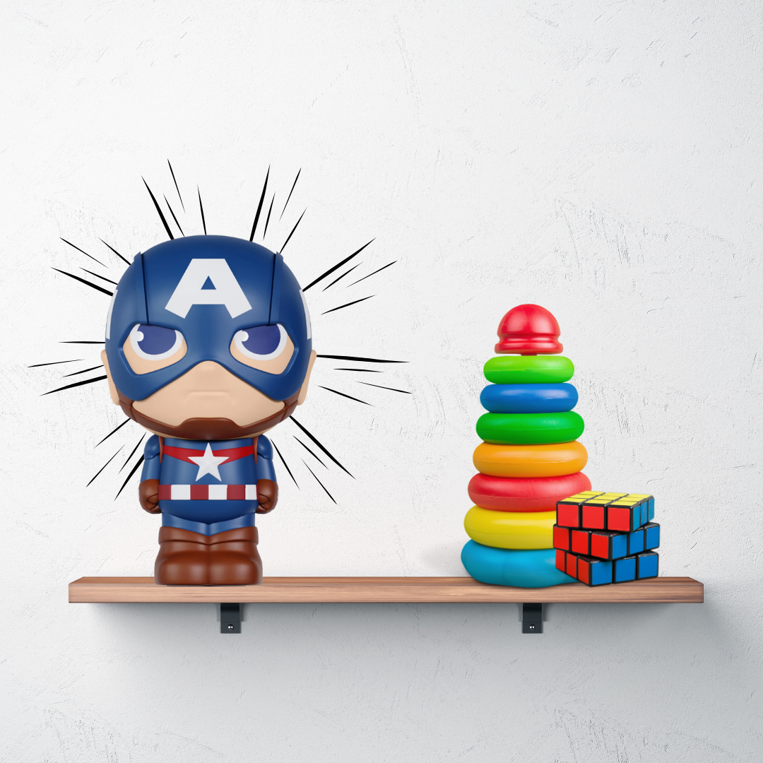 Capitán América Marvel Alcancías 3D
