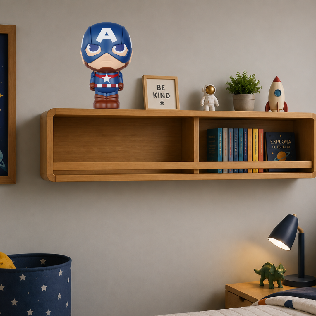 Colecciòn 4 Piezas MARVEL Alcancias 3D