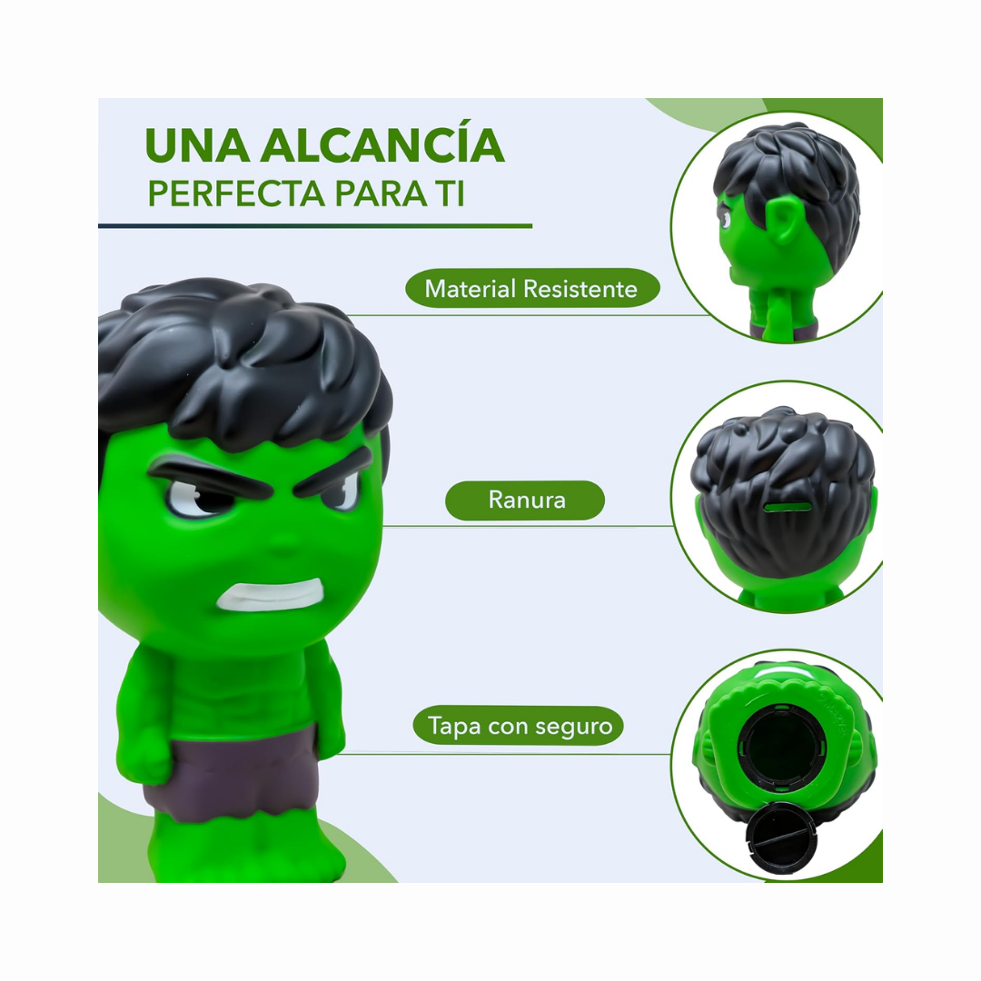 Hulk Marvel Alcancías 3D