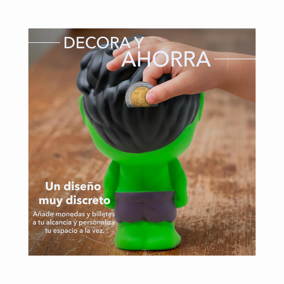 Hulk Marvel Alcancías 3D