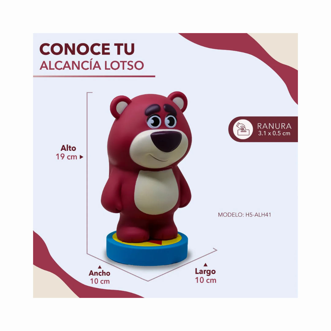 Toy Story Lotso Alcancía 3D