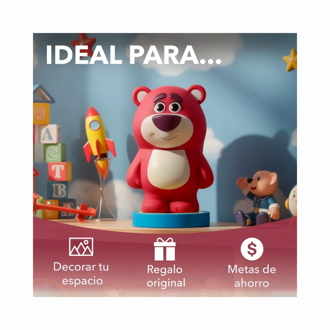 Toy Story Lotso Alcancía 3D