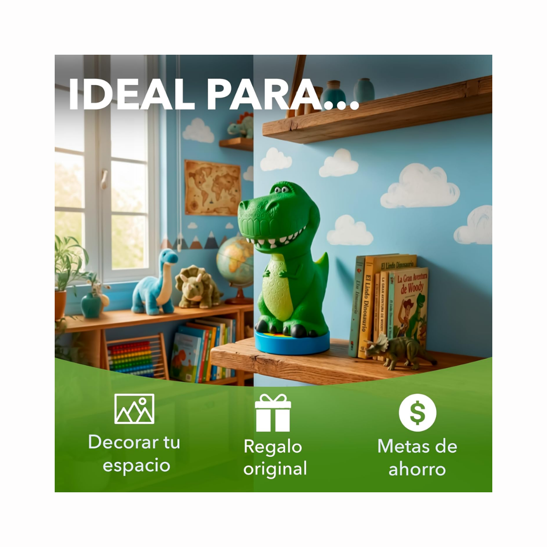 Toy Story Rex Dinosaurio Alcancía 3D