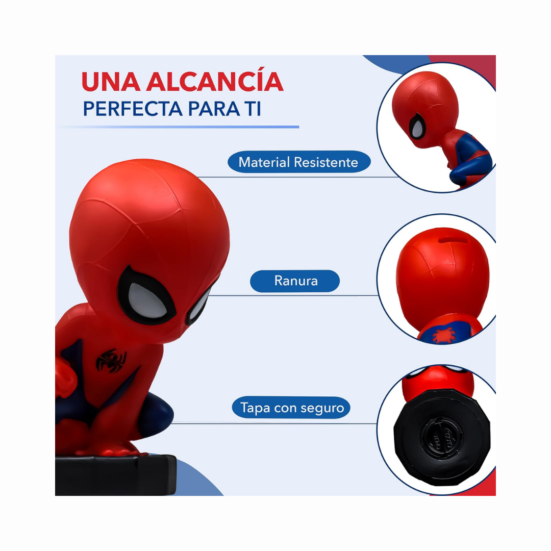 Spiderman Marvel Alcancía 3D