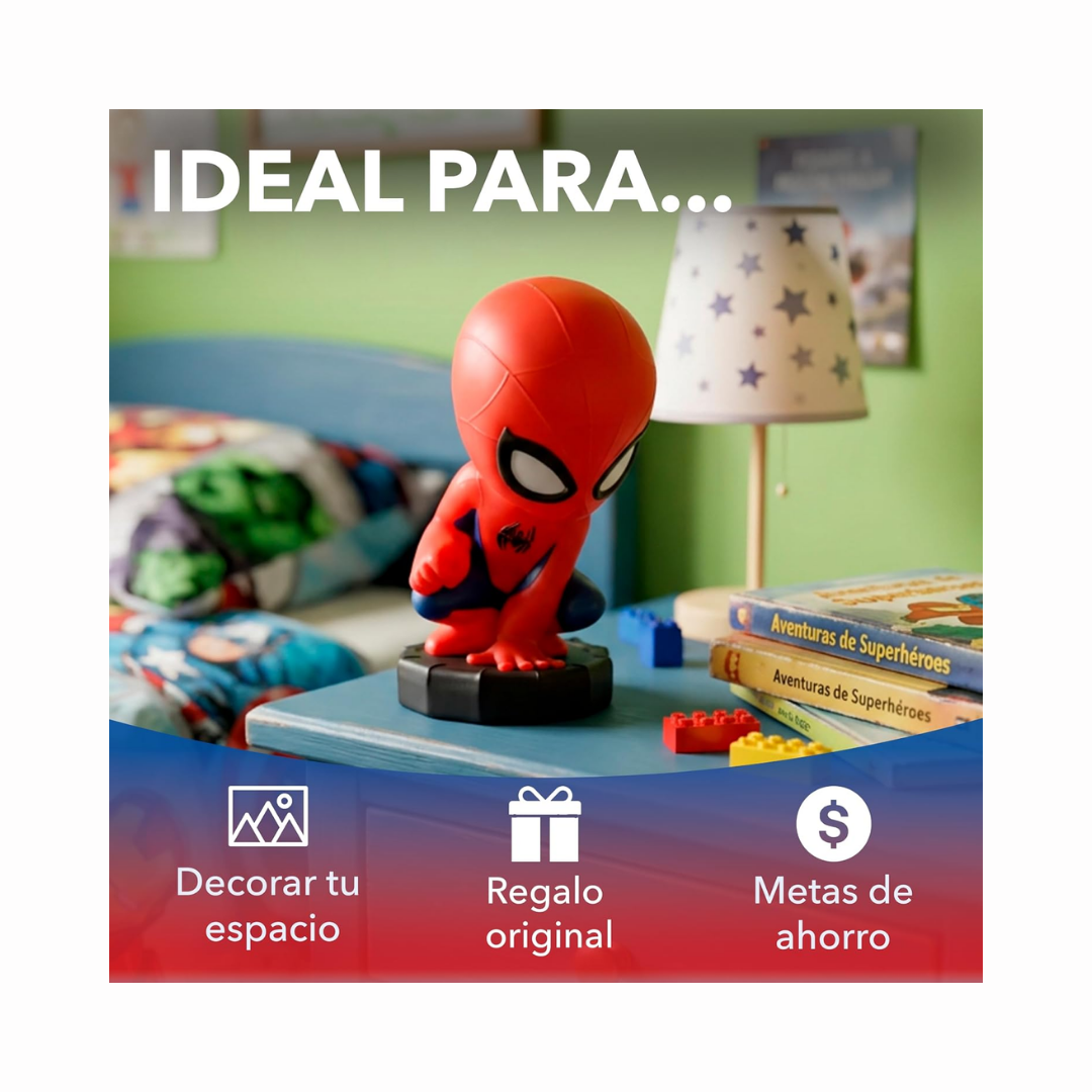 Spiderman Marvel Alcancía 3D