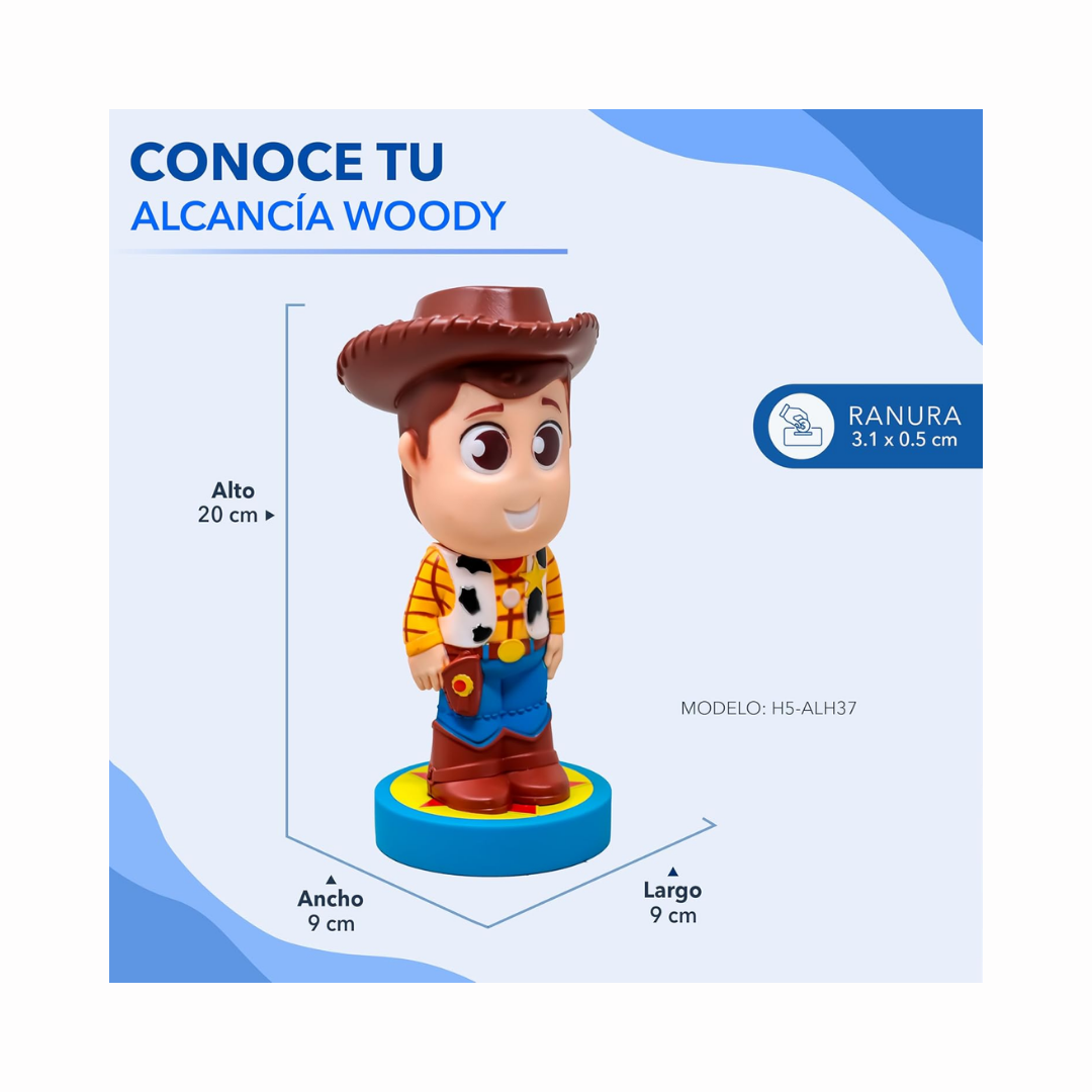 Toy Story Woody Alcancía 3D