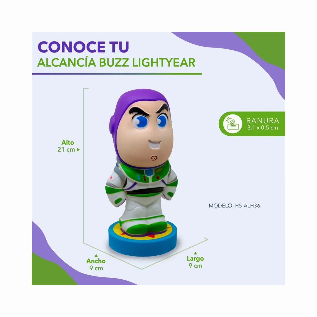 Toy Story Buzz Lightyear Alcancía 3D