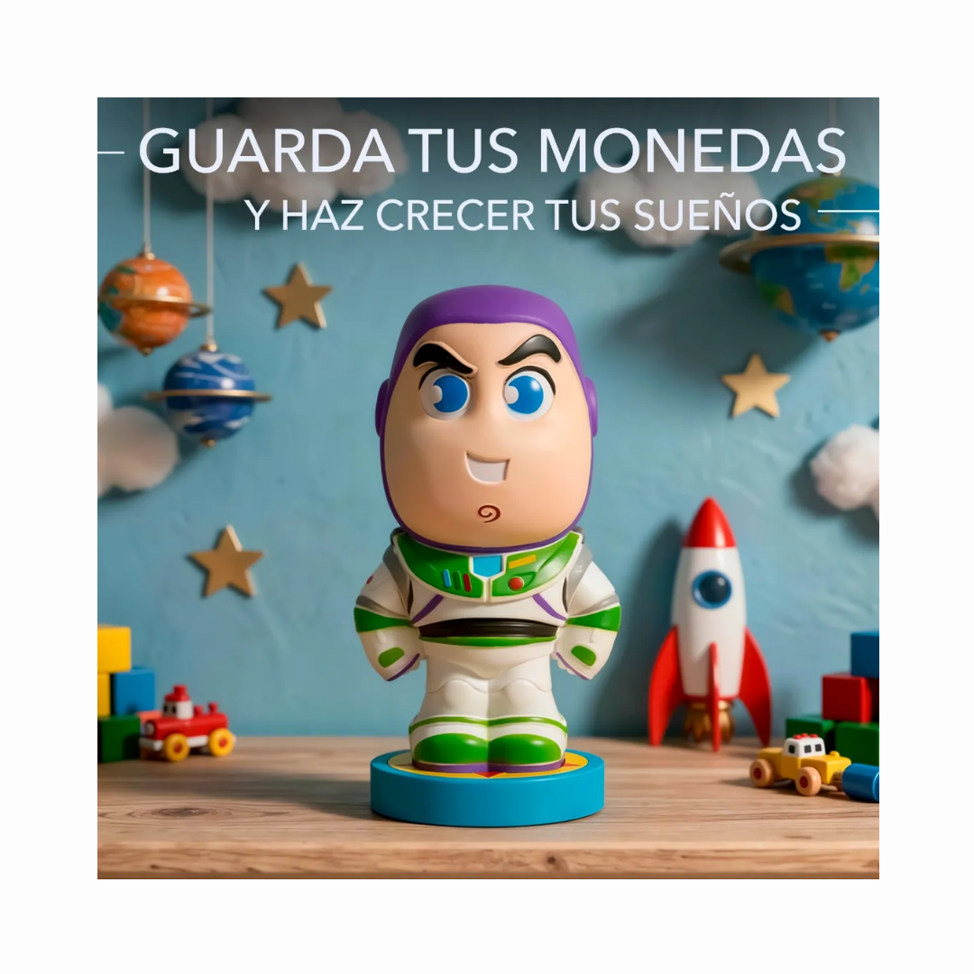 Toy Story Buzz Lightyear Alcancía 3D