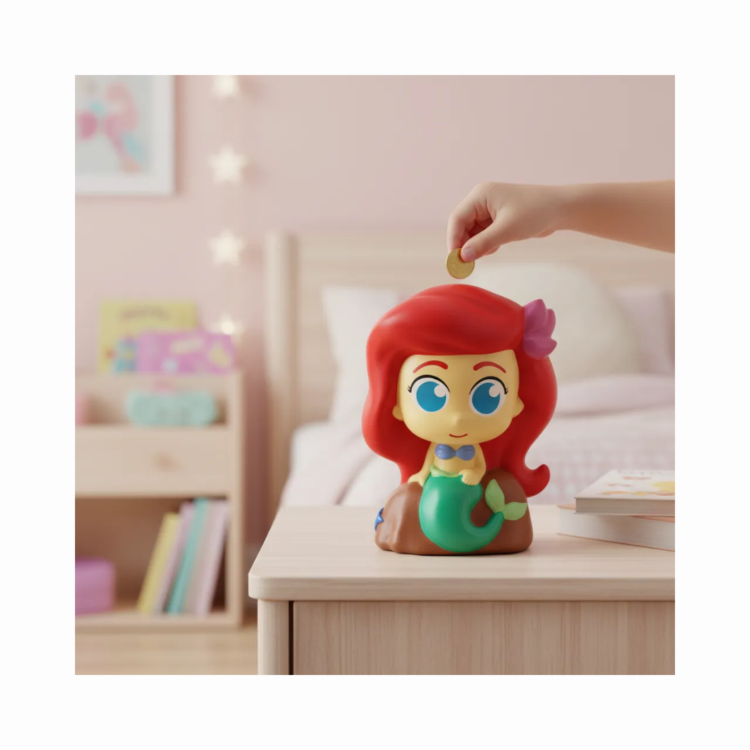 Ariel Princesas Disney Alcancías 3D