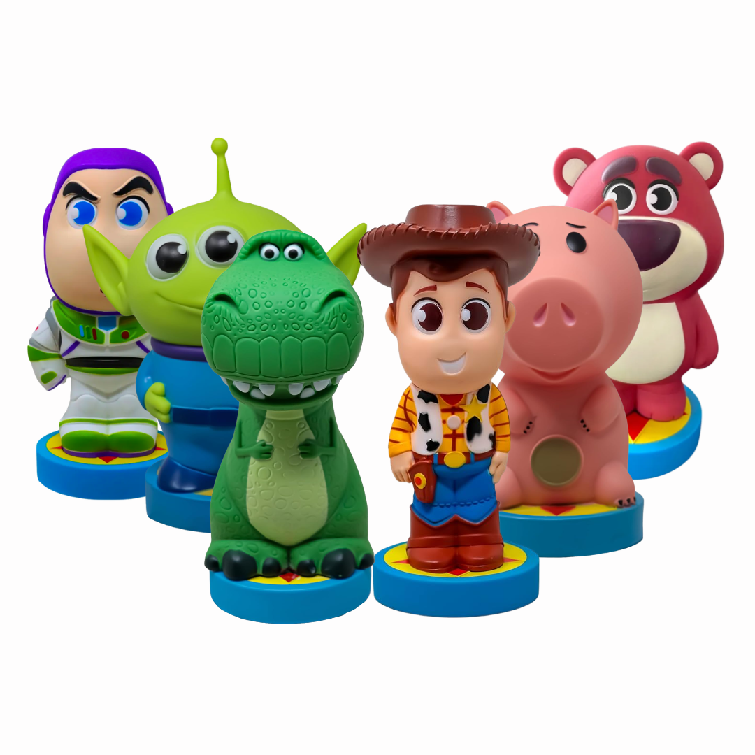 Colección 6 Piezas Toy Story Alcancías 3D