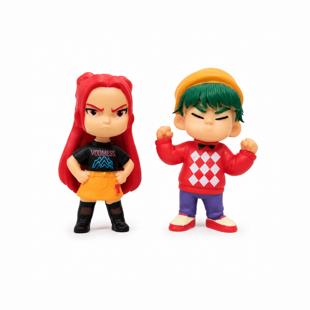 Set K-pop Demon Hunters Mira y Baby Saja Coleccionable 2 Figuras De Acción