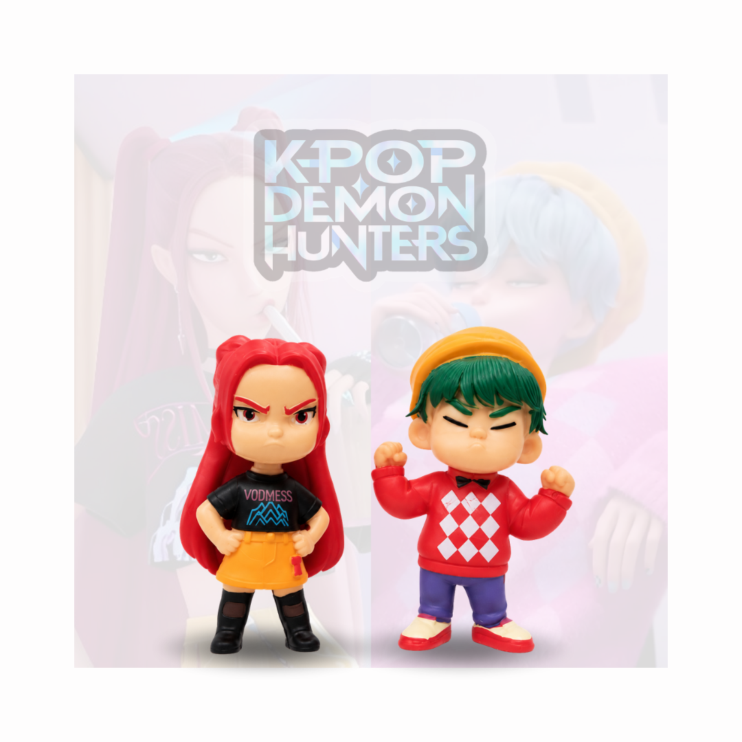 Set K-pop Demon Hunters Mira y Baby Saja Coleccionable 2 Figuras De Acción