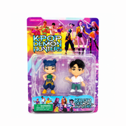 Set K-pop Demon Hunters Zoey y Jinu Coleccionable 2 Figuras De Acción