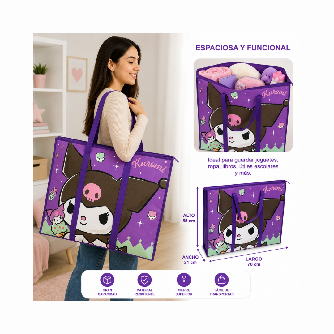 Bolsa Extra Grande (Kuromi / Spiderman)