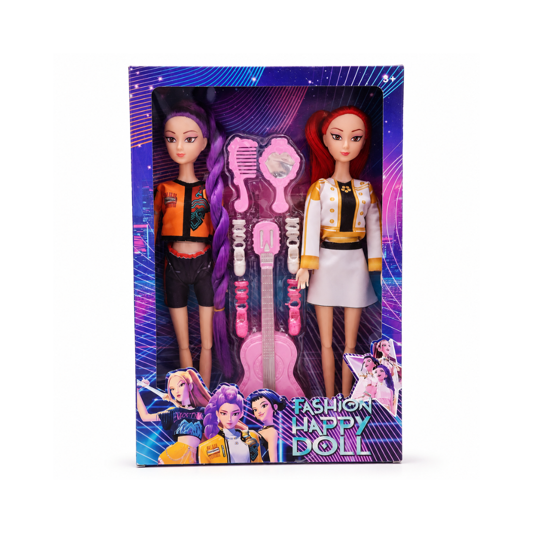 Set de 2 Muñecas KPop Demon Hunters