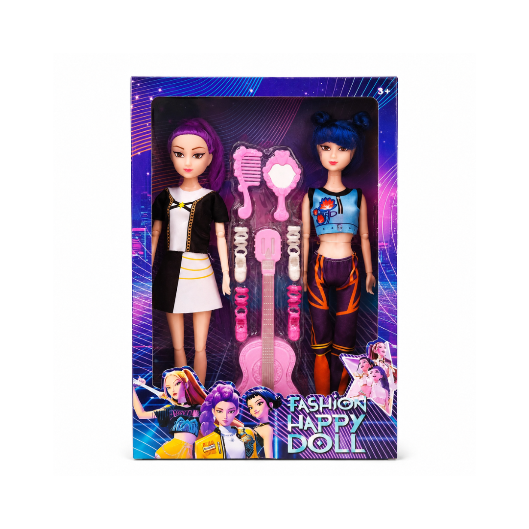 Set de 2 Muñecas KPop Demon Hunters