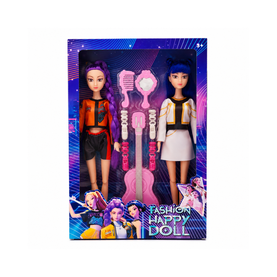 Set de 2 Muñecas KPop Demon Hunters