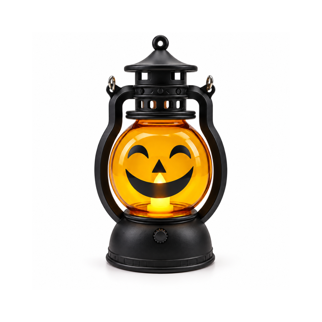 Farol LED de Calabaza para Halloween y Día de Muertos - 6 Piezas