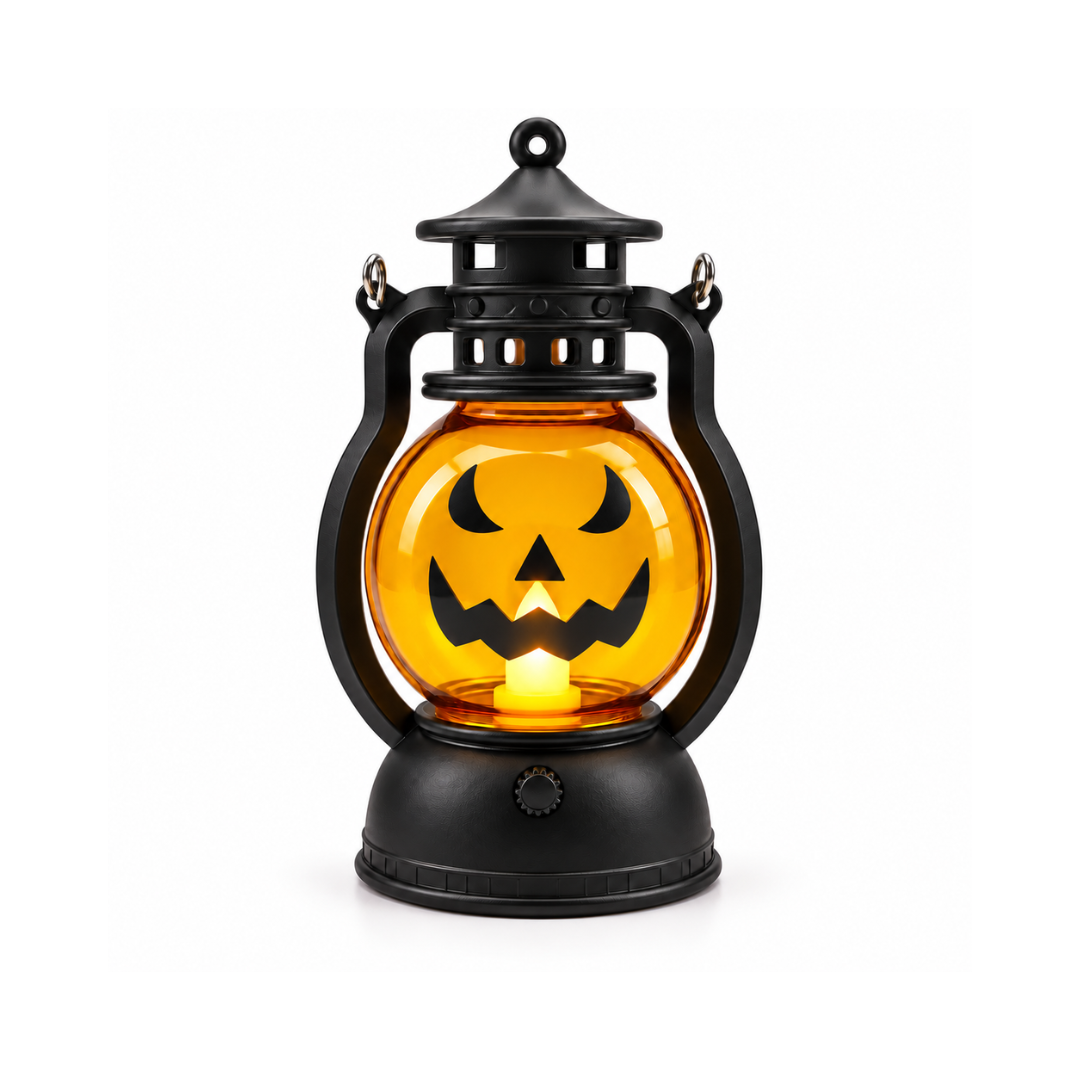 Farol LED de Calabaza para Halloween y Día de Muertos - 6 Piezas