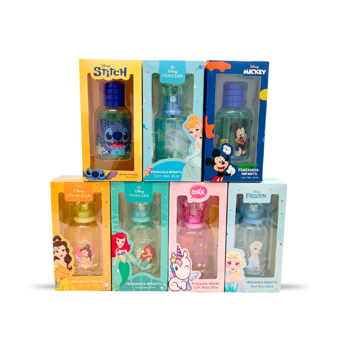 Fragancia Infantil de 50 ml con Diseño de Personajes
