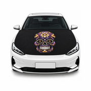 Funda Cubre Cofre Calavera Morada