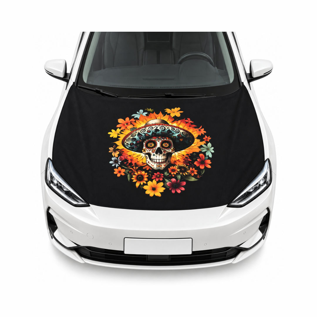 Funda Cubre Cofre Catrín Flor