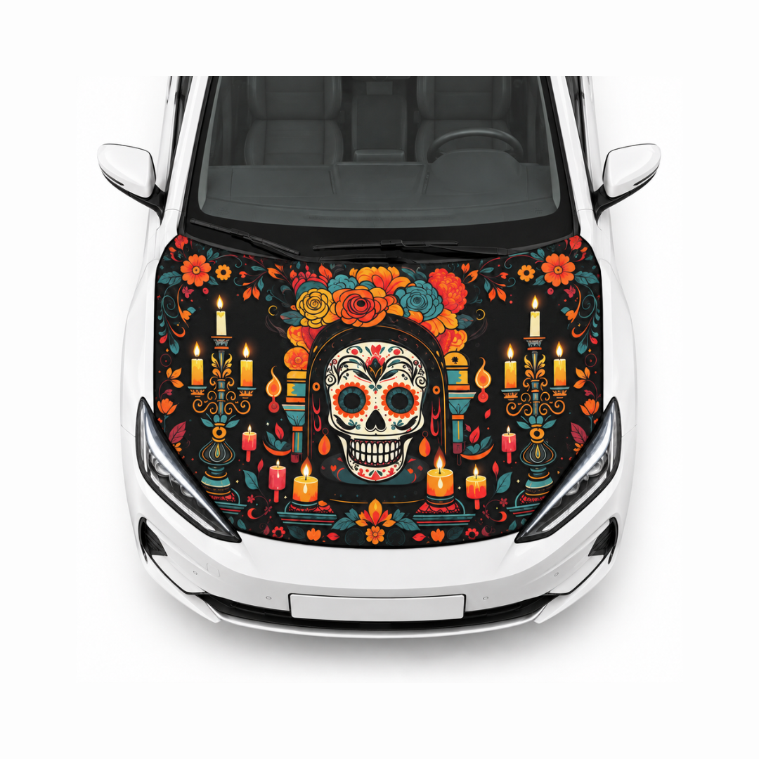 Funda Cubre Cofre Ofrenda Catrina