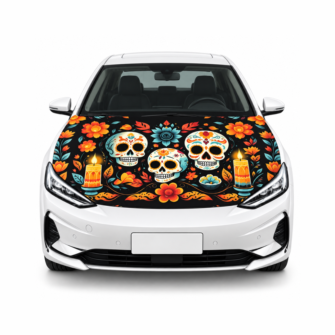 Funda Cubre Cofre Tres Calaveras