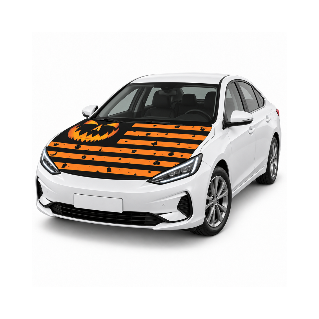Funda Cubre cofre Calabaza Franjas