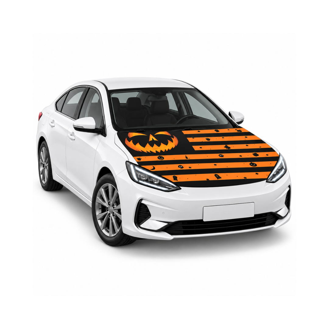 Funda Cubre cofre Calabaza Franjas