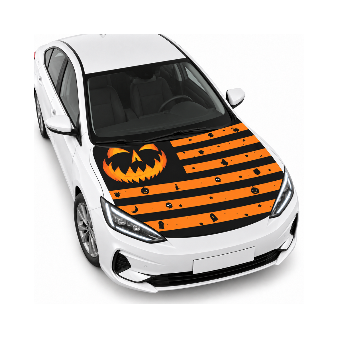 Funda Cubre cofre Calabaza Franjas