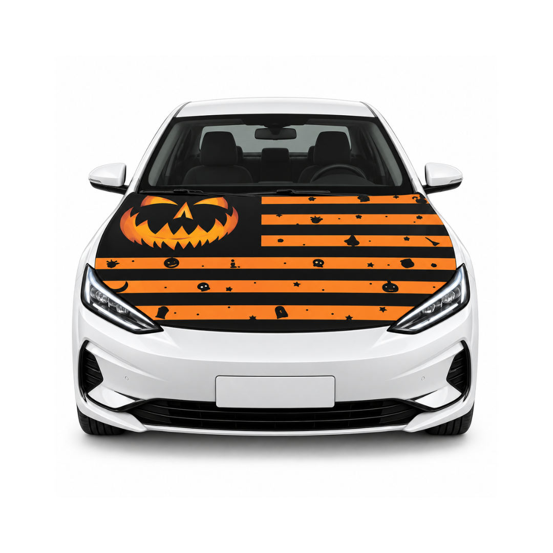 Funda Cubre cofre Calabaza Franjas