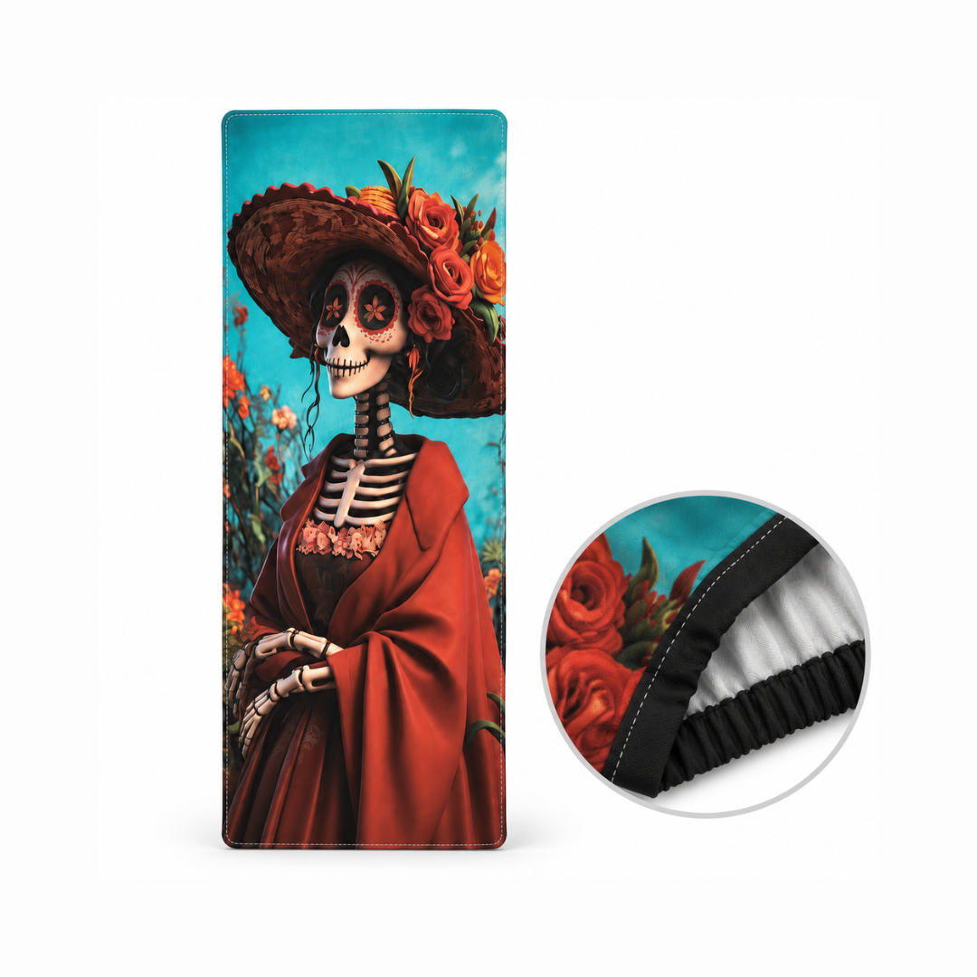 Funda para Puertas Dia de Muertos - Catrina Capa Roja