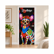 Funda para Puertas Dia de Muertos - El Alebrije