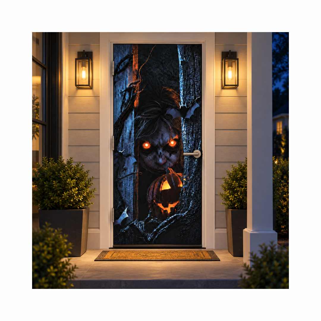 Funda para Puertas Dia de Muertos - Espectro