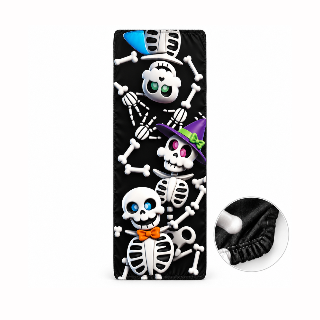 Funda para Puertas Dia de Muertos - Esqueletos Divertidos