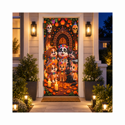 Funda para Puertas Dia de Muertos - Ofrendas Mascotas