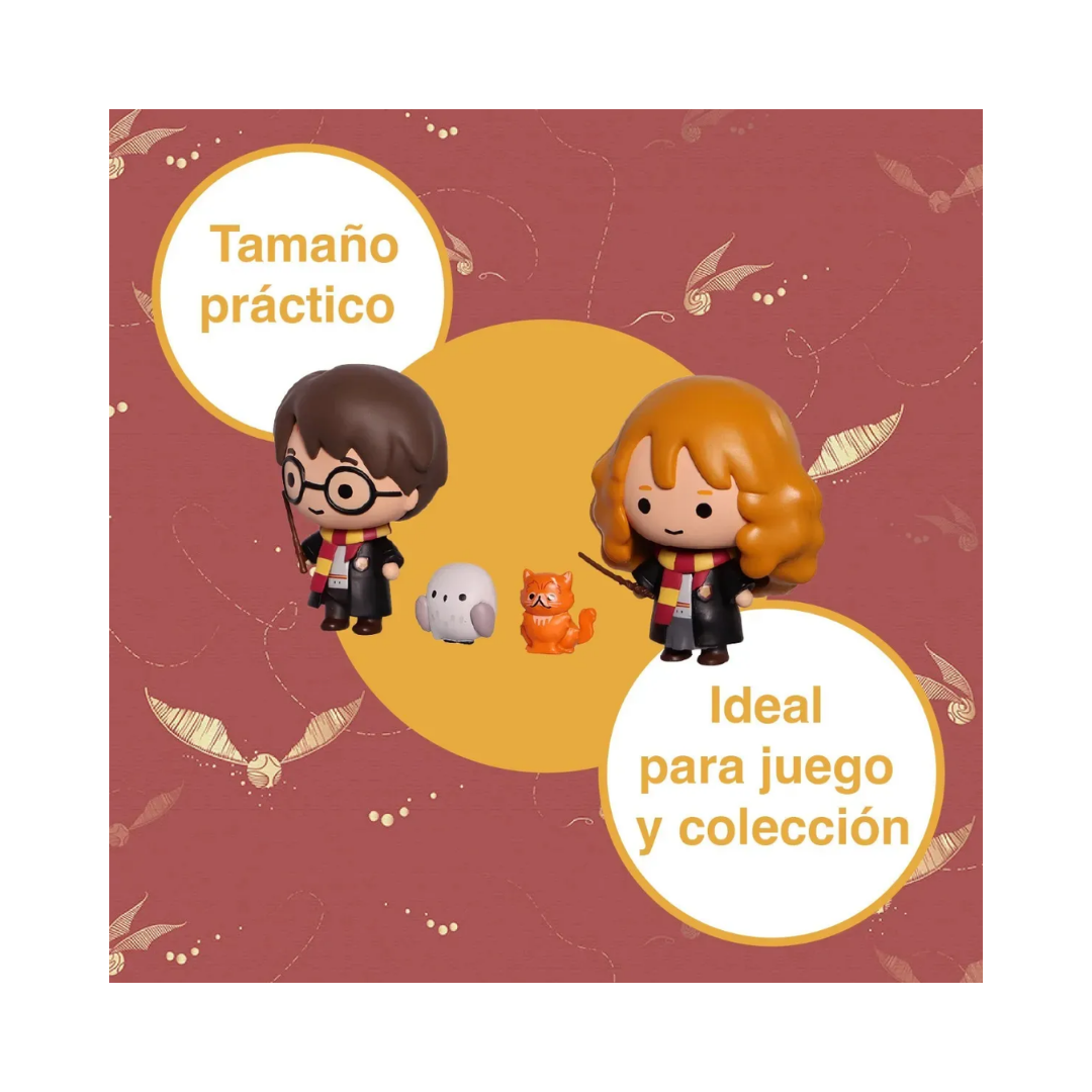 Set Harry Potter y Hermione – Figuras Articuladas con Accesorios
