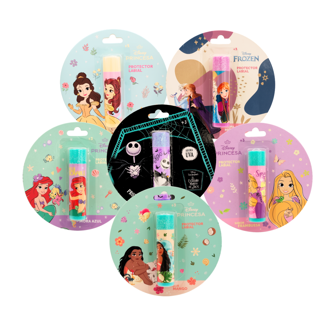 Protector Labial Infantil Varios Diseños y Aromas