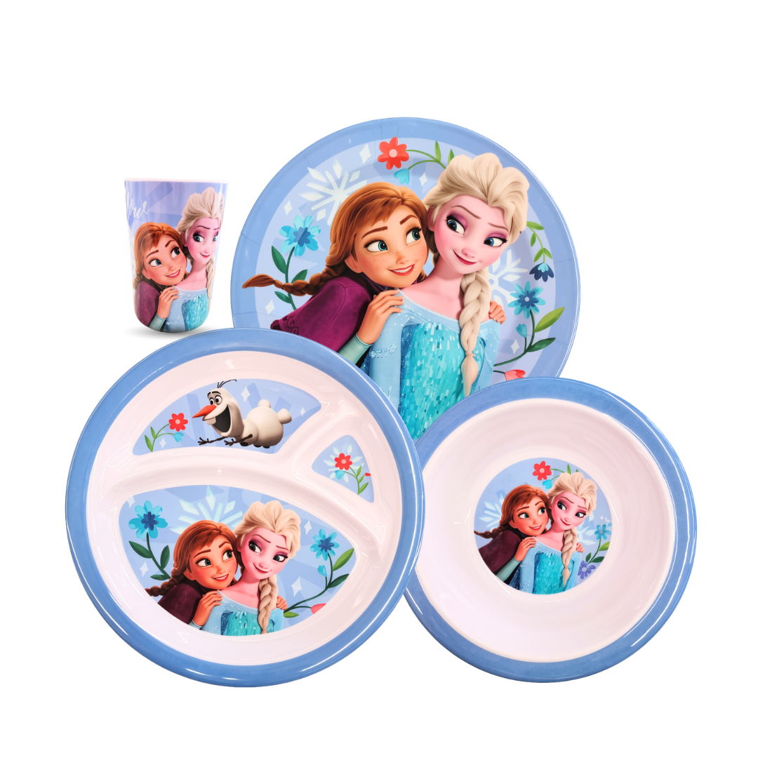 Set Vajilla Infantil 4 Piezas Hora De Comer Disney
