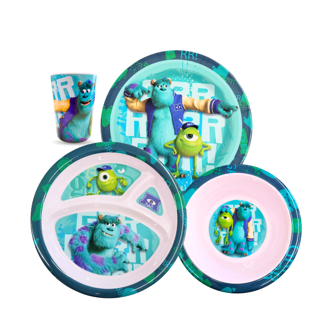 Set Vajilla Infantil 4 Piezas Hora De Comer Disney