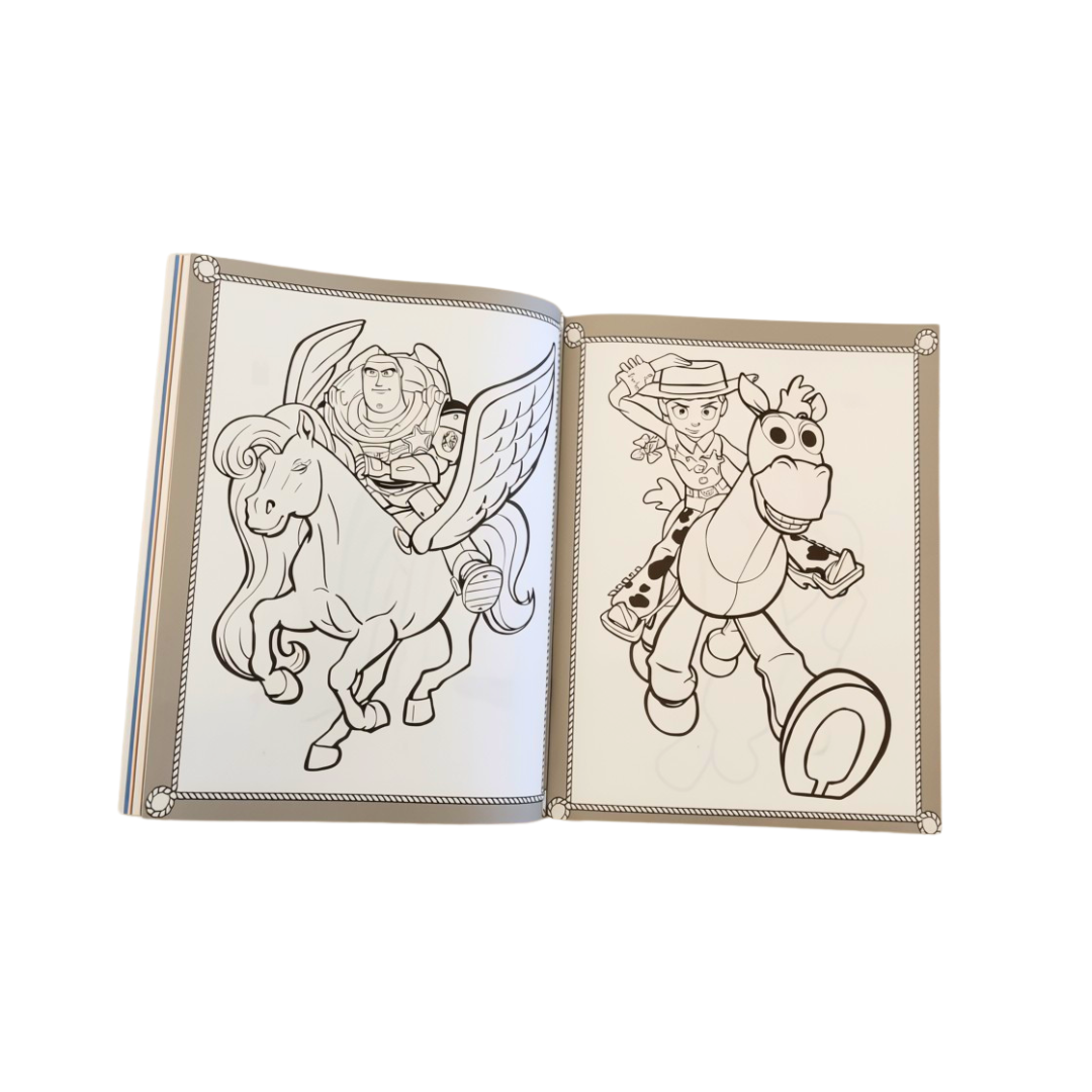 Libro para Colorear Toy Story con 6 Crayones