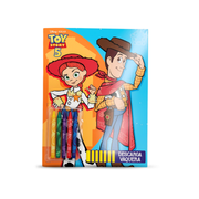 Libro para Colorear Toy Story con 6 Crayones