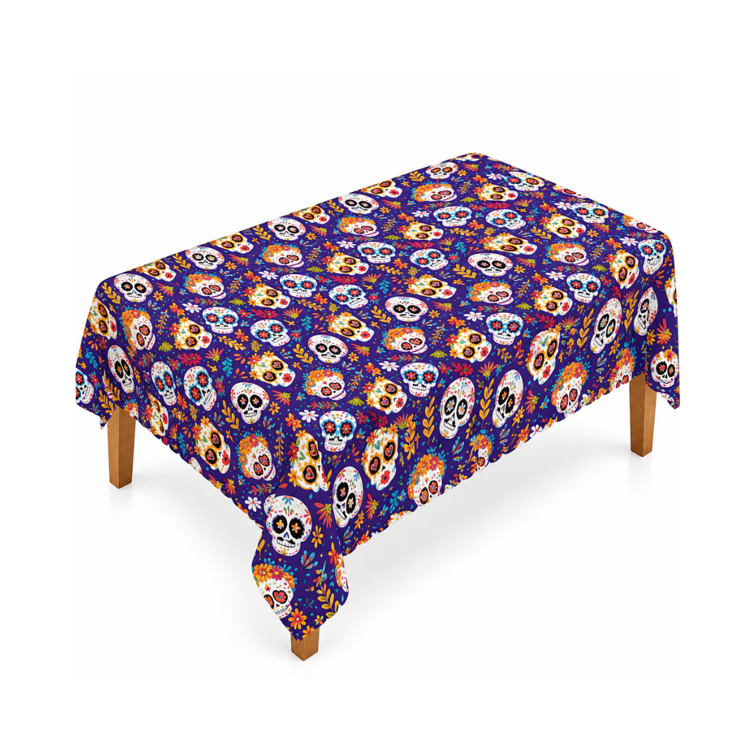 Mantel Día de Muertos Morado