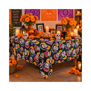 Mantel Día de Muertos - Negro