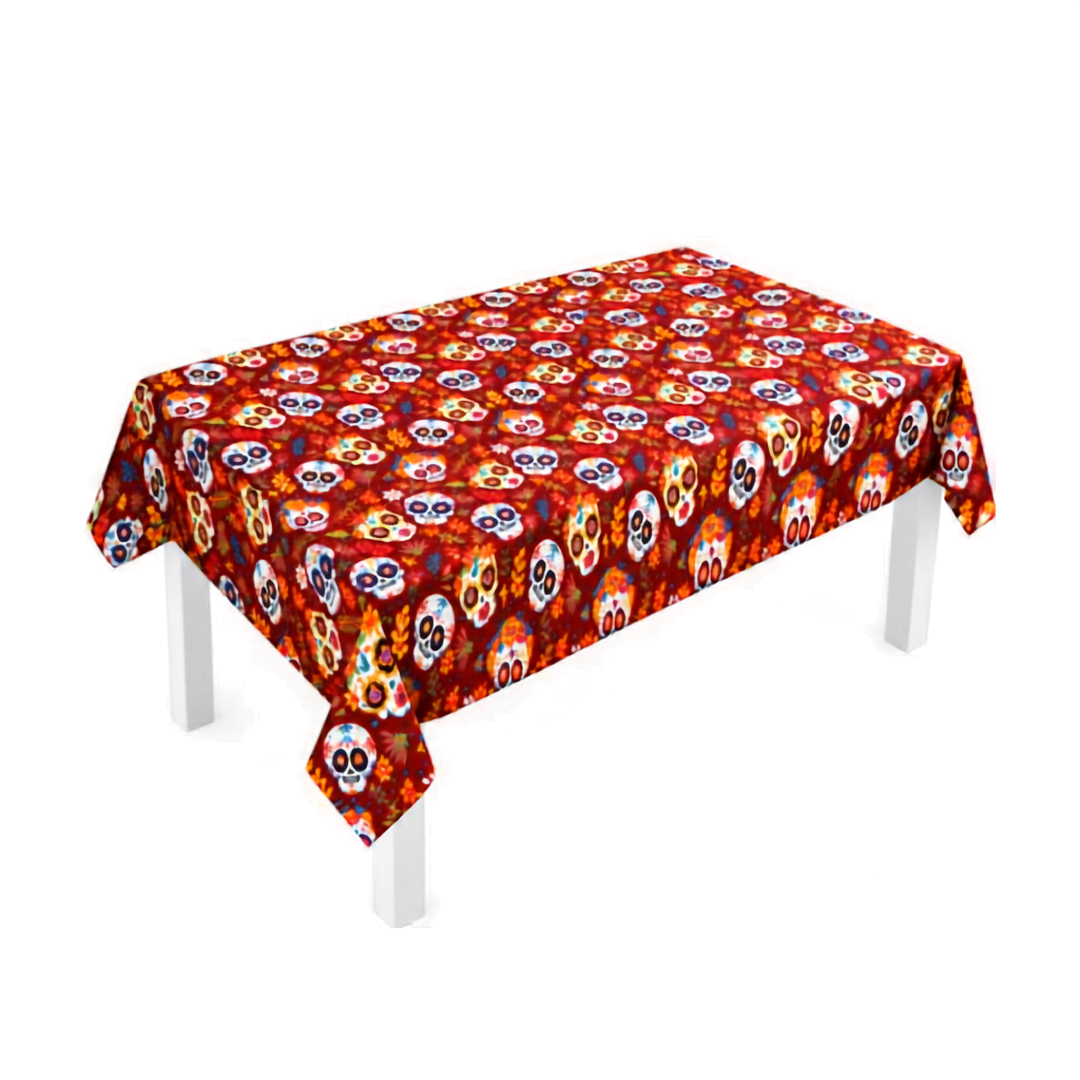 Mantel Día de Muertos - Rojo