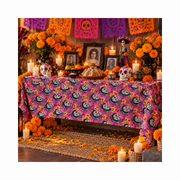 Mantel Día de Muertos Rosa