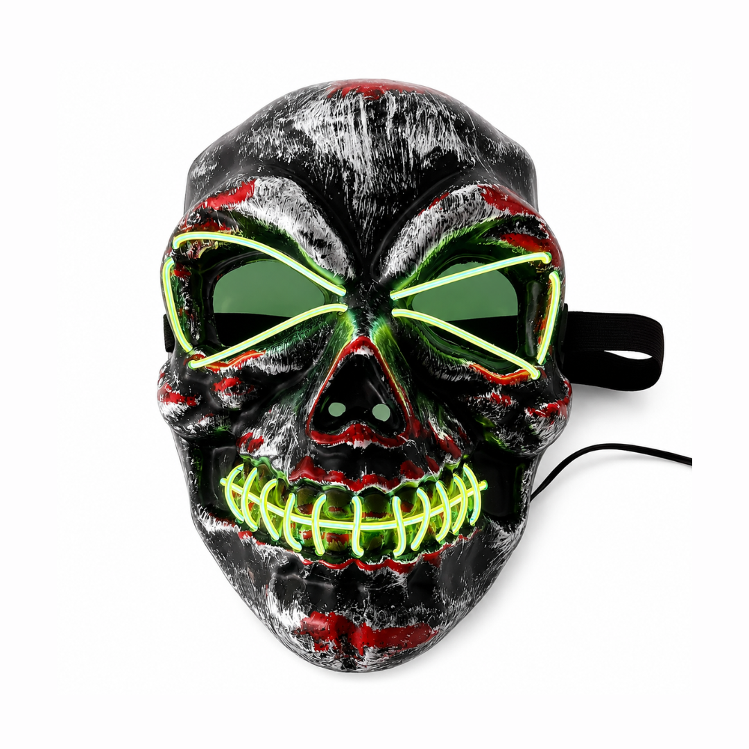 Máscara LED Tipo Calavera Halloween