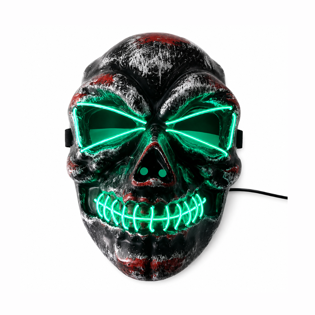 Máscara LED Tipo Calavera Halloween